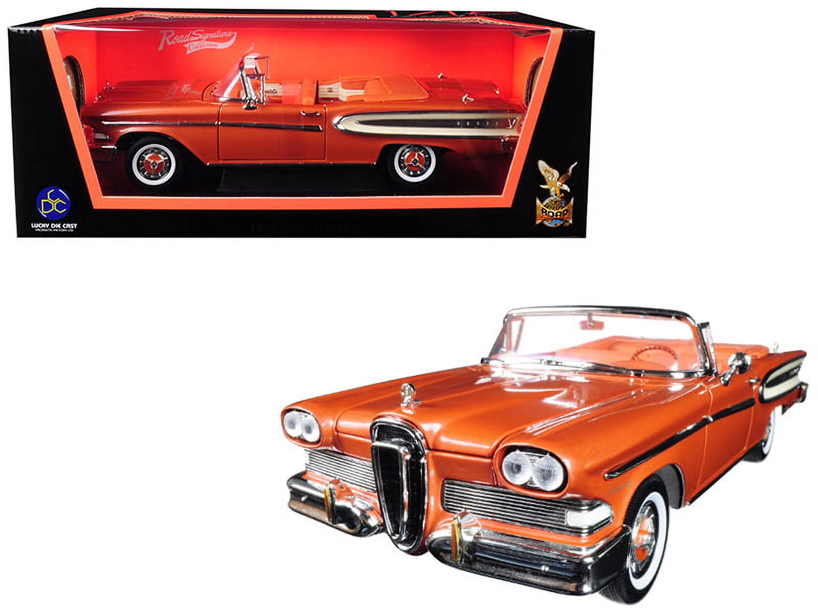 1958 Edsel Citation Convertible Brown 1/18 Diecast Model Car