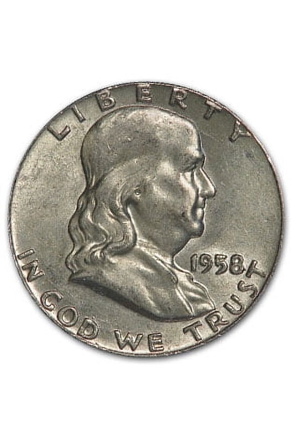 1958 Franklin Half Dollar Fine/AU