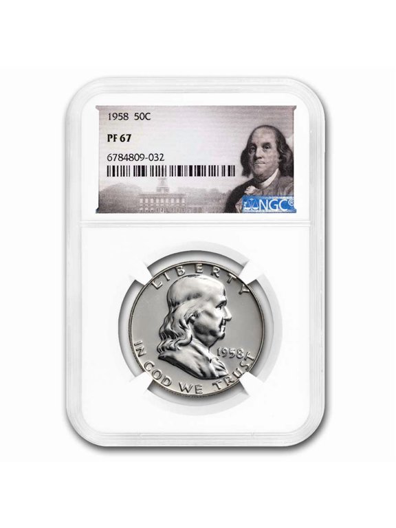 1958 Franklin Half Dollar PF-67 NGC