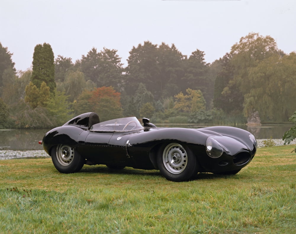 1958 Jaguar D-Type 38 litre sports racing 2-seater Country of origin United Kingdom Canvas Art - Panoramic Images (22 x 28)