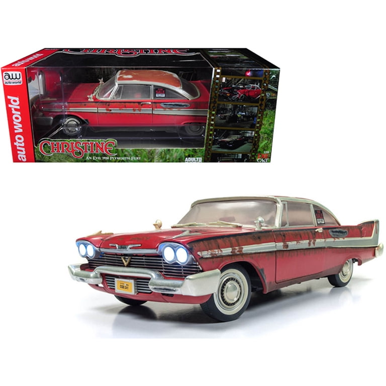 Autoworld 1958 Plymouth Fury Christine Dirty Rusted 1:18 Diecast