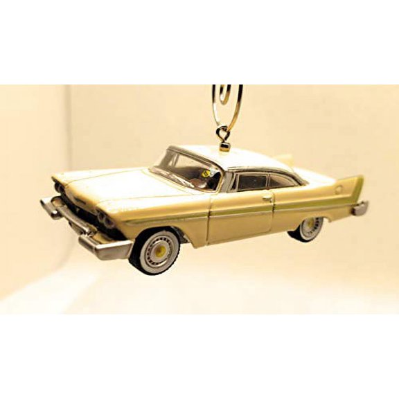 1958 Plymouth Fury Golden Commando Christmas Ornament 1:64 Yellow