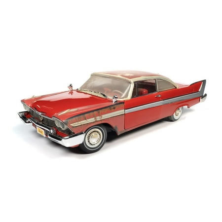 1958 Plymouth Fury Version 2, Christine - Auto World AWSS130 - 1/18 scale Diecast Model Toy Car