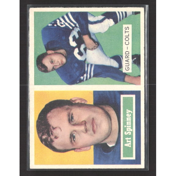 1958 Topps Art Spinney #17 Baltimore Colts Football Card