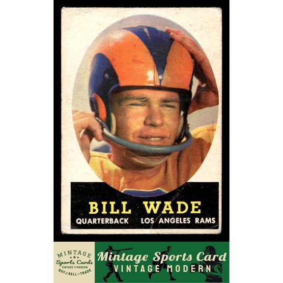 1958 Topps Bill Wade #38