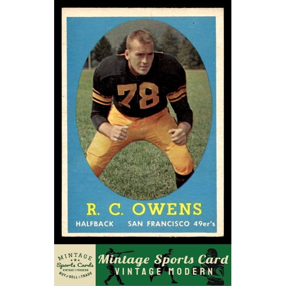 1958 Topps R.C. Owens #64 RC
