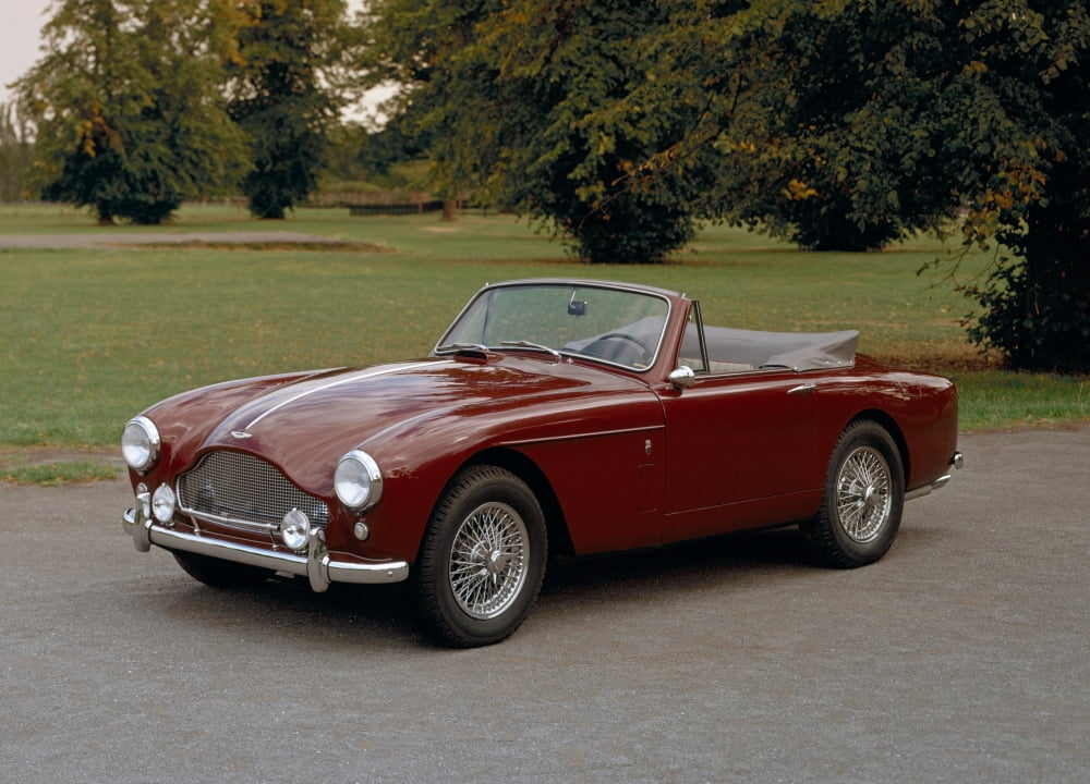 1959 Aston Martin DB Mk III drophead coupe 29 litre engine Country of origin United Kingdom Canvas Art - Panoramic Images (18 x 24)