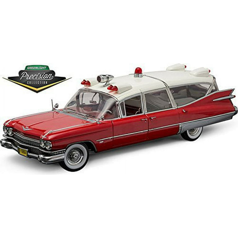 1959 Cadillac Ambulance Diecast in 1:18 Scale by Greenlight