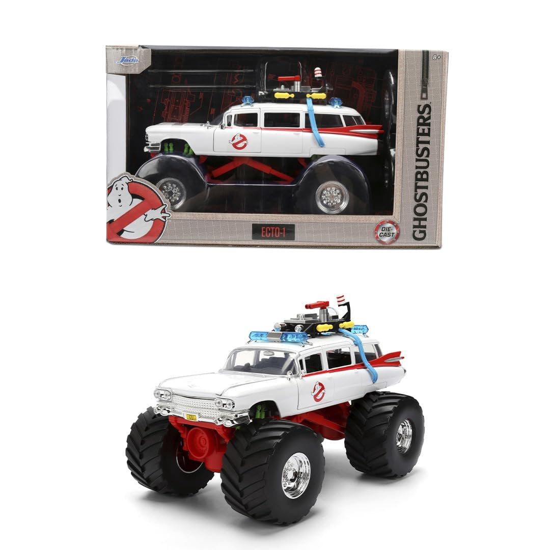 1/24 jada ゴーストバスターズ　ECTO-1 モンスタートラック Jada Toys, Ghostbusters Ecto-1 Monster Truck, 1:24 Scale - Walmart.com
