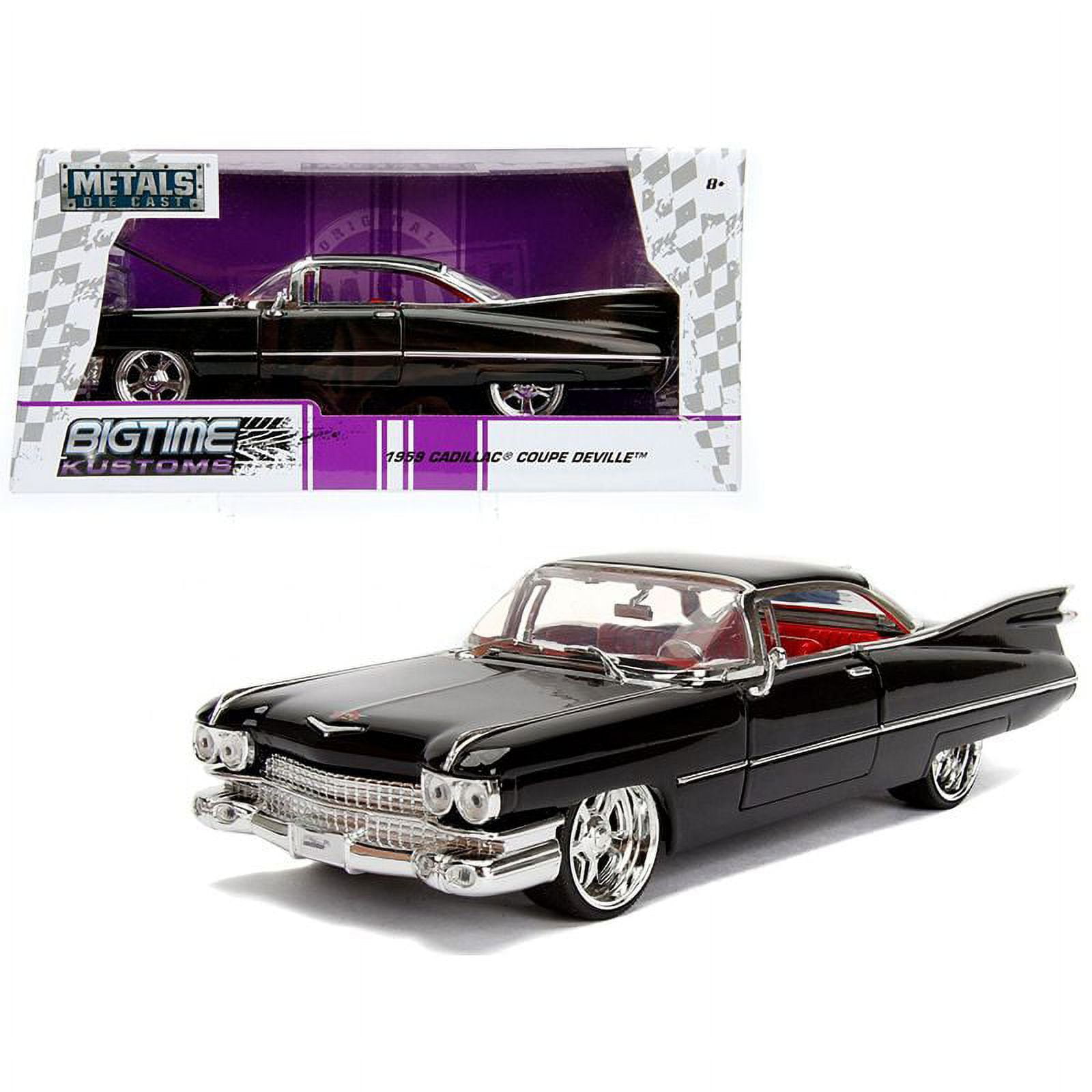 1959 Cadillac Coupe DeVille Black with Red Interior 1959 Cadillac Coupe DeVille Black with Red Interior