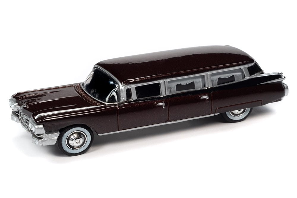 ジョニーライトニング　1959　キャデラック　1/64　グレイトフルデッド 1959 Cadillac Hearse, Brown - Johnny Lightning JLSP113/24 - 1/64