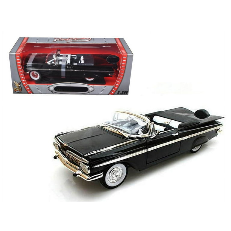 ミニカー RoadSignature 1/18 1959 CHEVROLET IMPALA 1959 Chevrolet Impala Convertible Black 1/18 Diecast Model