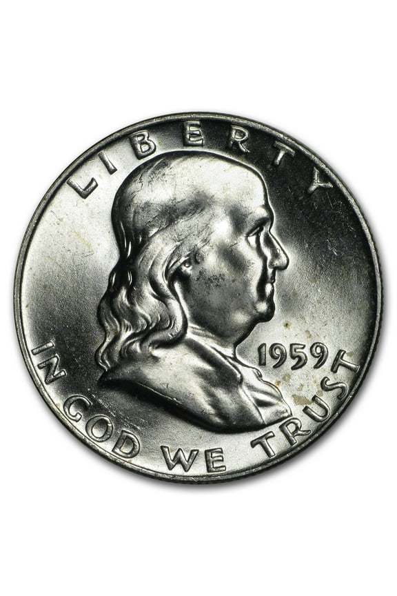 1959-D Franklin Half Dollar BU