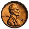 thumbnail image 1 of 1959-D Lincoln Cent Gem BU, 1 of 2
