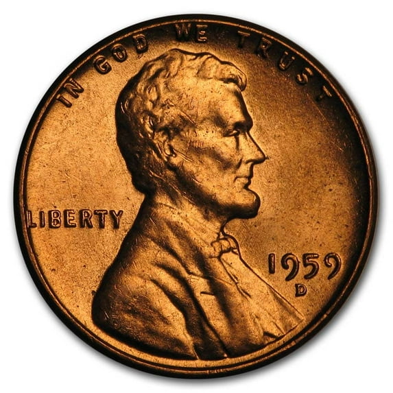 1959-D Lincoln Cent Gem BU