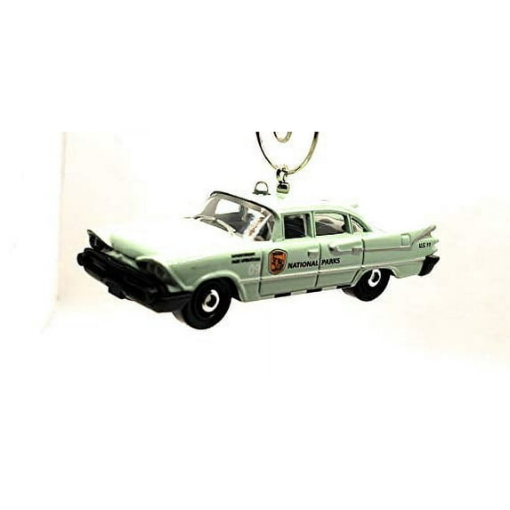 1959 Dodge Coronet National Park Forest Ranger Christmas Ornament 1:64 Green