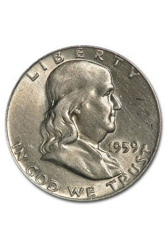 1959 Franklin Half Dollar Fine/AU