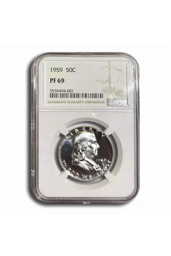 1959 Franklin Half Dollar PF-69 NGC