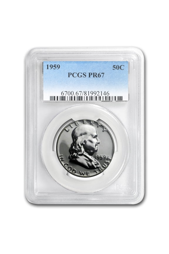 1959 Franklin Half Dollar PR-67 PCGS