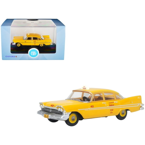 1959 Plymouth Belvedere Sedan-Tanner Cab Co. CA 1:87 Scale