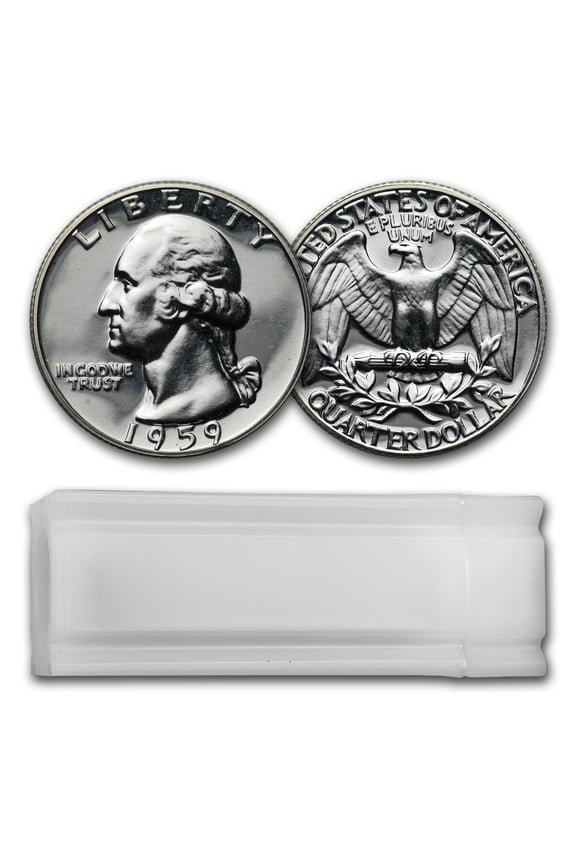 1959 Proof Washington Quarter 40-Coin Roll