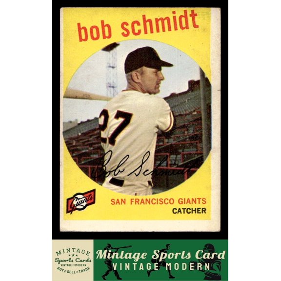 1959 Topps Bob Schmidt #109