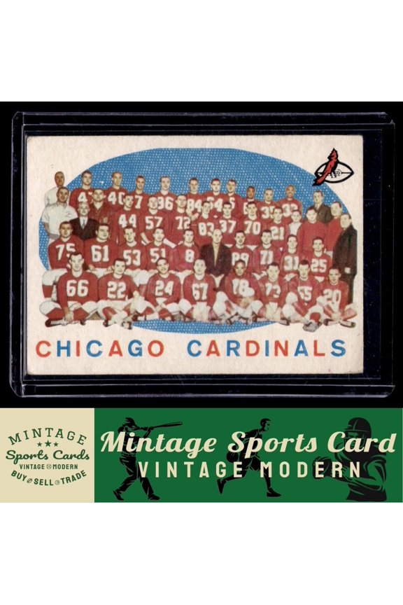 1959 Topps Chicago Cardinals TC, CL #118