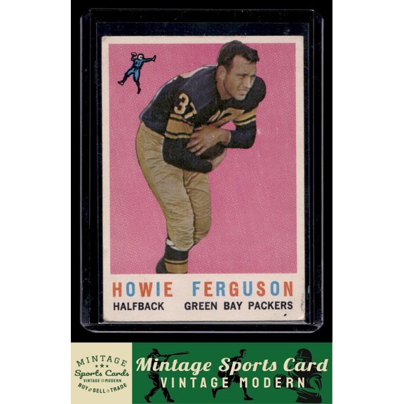 1959 Topps Howard Ferguson #56 Green Bay Packers Football Card
