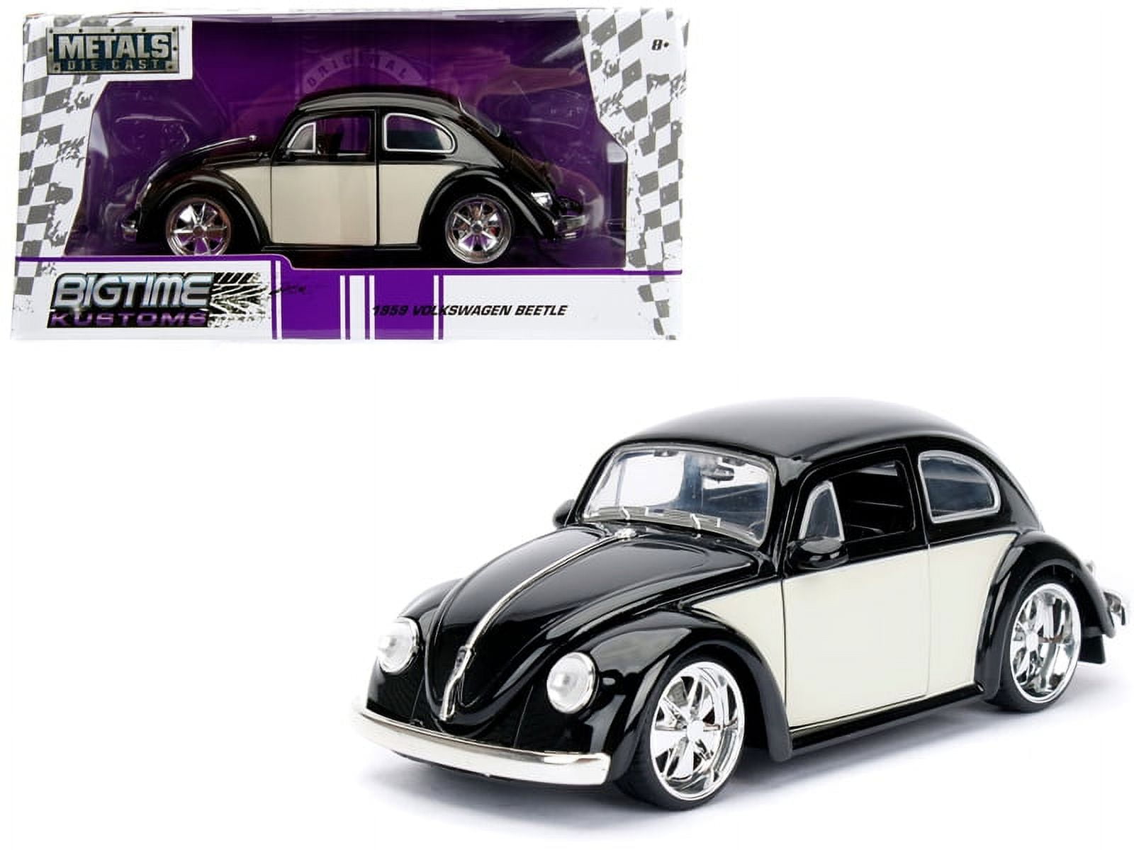 Jada Bigtime Kustoms: 1959 VW Beetle (Black) 1/24 Scale - Walmart.com