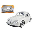 thumbnail image 1 of 1959 Volkswagen Beetle Matt White with Baby Moon W, 1 of 1