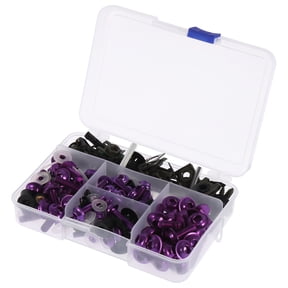 195pcs Motorcycle Fairing Body Bolts Fastener Clip Screws Purple for Kawasaki for Suzuki for Honda for Yamaha for BMW