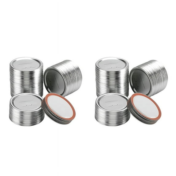 196 Count 70mm Regular Mouth Canning Lids for Ball and Kerr Canning Lids - Split-Type Metal Jar Lids for Canning