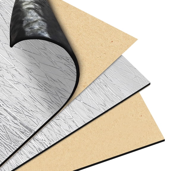 196 mil 37 sqft Car Sound Deadener Deadening Mat Audio Noise and Heat Shield Insulation Closed Cell Foam Dampening Material with Self Adhesive 29 PCS(15.7"  11.8)