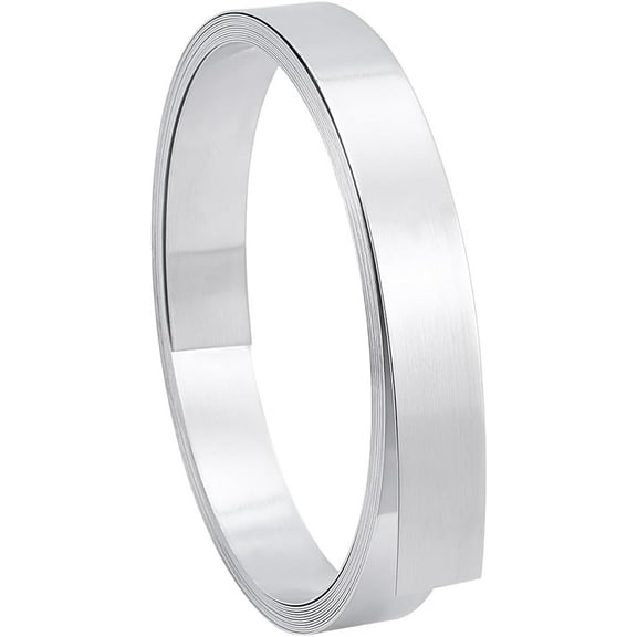 196" x 0.7" Aluminum Flashing 0.5mm Aluminum Strip Metal Sheet Aluminum Bezel Strip Metal Foil Roll Sheet Strip Roof Panels Foil Strips Flat Wire