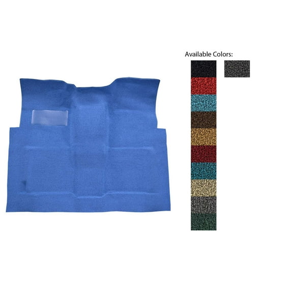 1960-1966 Chevrolet C10 Pickup Regular Cab 2WD 4spd Floor Shift 35 Charcoal Loop Carpet Kit