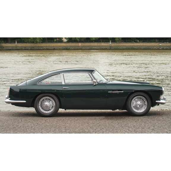 1960 Aston Martin DB4 Series II Car - 24x36 Inch Laminated Poster - Stunning Detail and Bold Colors