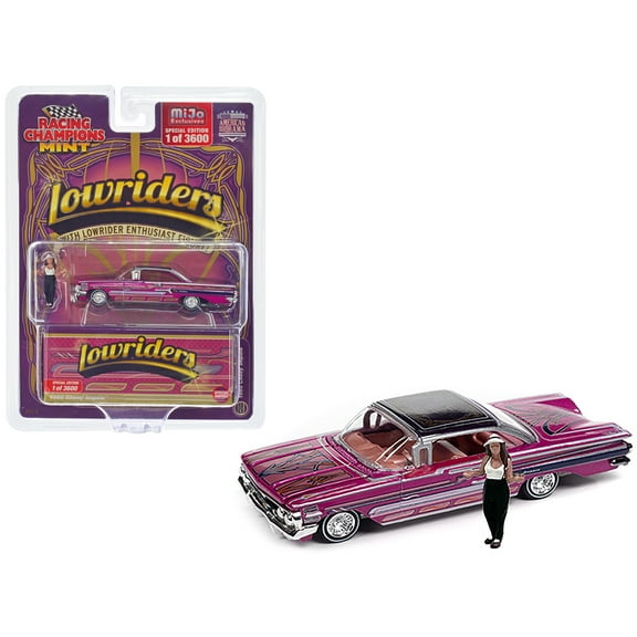 Racing Champions Lowriders 1960 Chevrolet Impala SS With American Diorama Figure