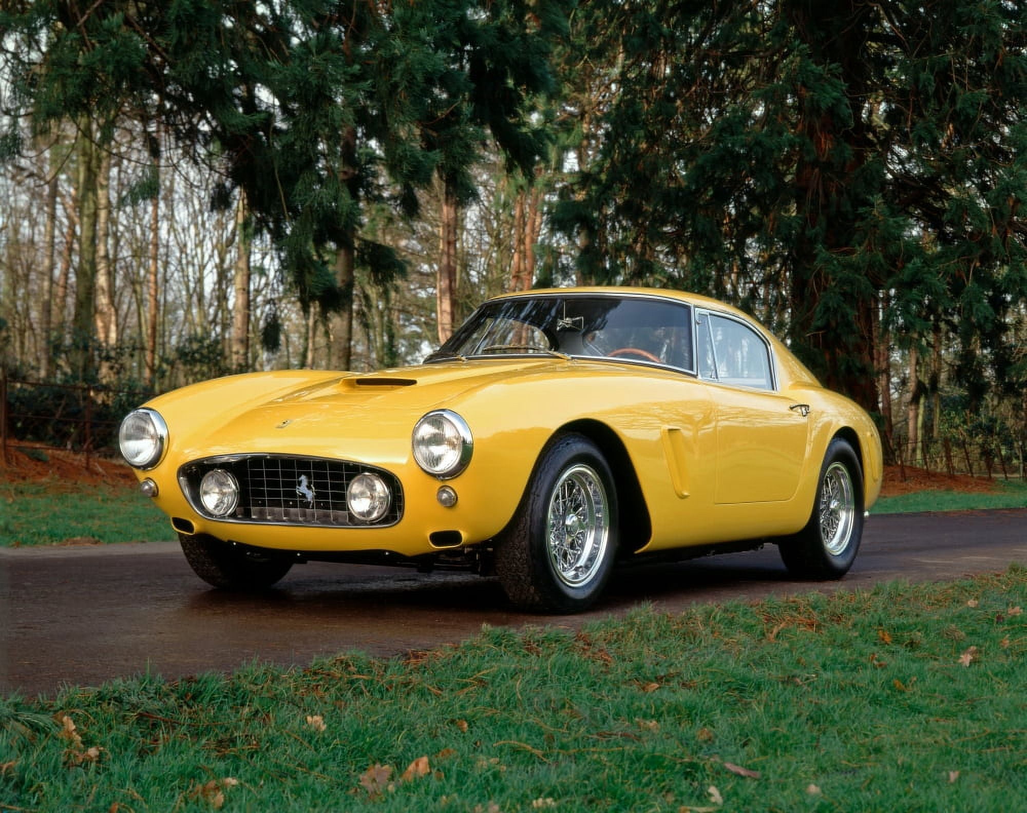 1960 Ferrari 250GT SWB competitzione 30 litre V12 engine Country of origin Italy Canvas Art - Panoramic Images (22 x 28)