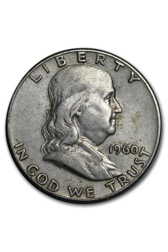 1960 Franklin Half Dollar Fine/AU