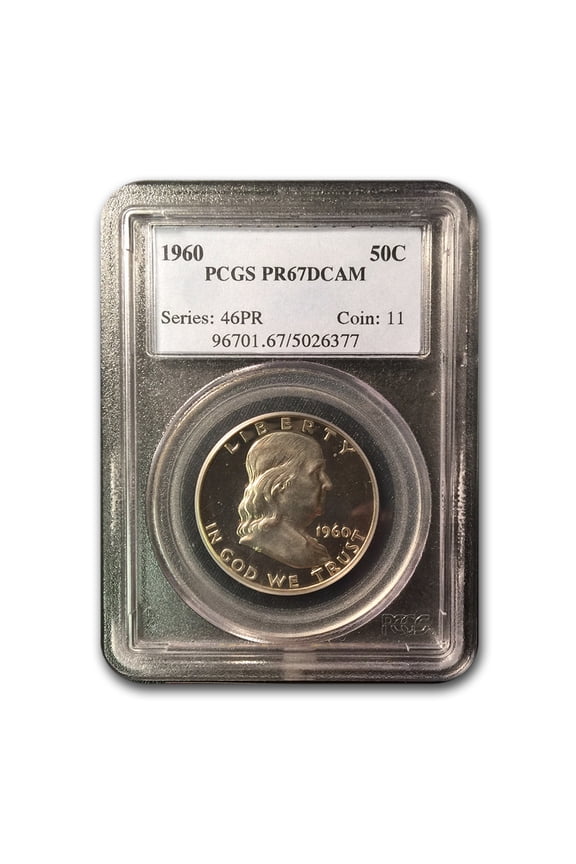 1960 Franklin Half Dollar PR-67 DCAM PCGS