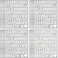 thumbnail image 1 of 1960 Pcs 1 Inch Waterproof Letter Stickers - Self-Adhesive Vinyl with 20 Sheets of Alphabet, Numbers & Symbols for Mailbox, Door, Window, Address, Business Signs, Vehicles & More (White), 1 of 14