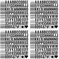 thumbnail image 1 of 1960 Pcs 1 Inch Waterproof Letter Stickers - Self-Adhesive Vinyl with 20 Sheets of Alphabet, Numbers & Symbols for Mailbox, Door, Window, Address, Business Signs, Vehicles & More (Black), 1 of 12