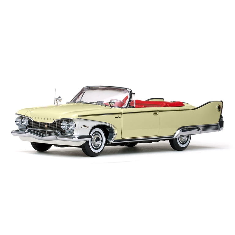 1960 Plymouth Fury Open Convertible Buttercup Yellow 1/18 Diecast