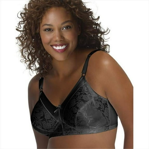 1960 Satin Stretch Wirefree, Size 46DDD - Black