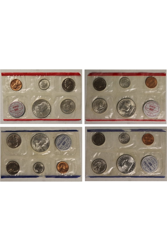 1960 U.S. Mint Set  10 Coins  Collectible Mint Set