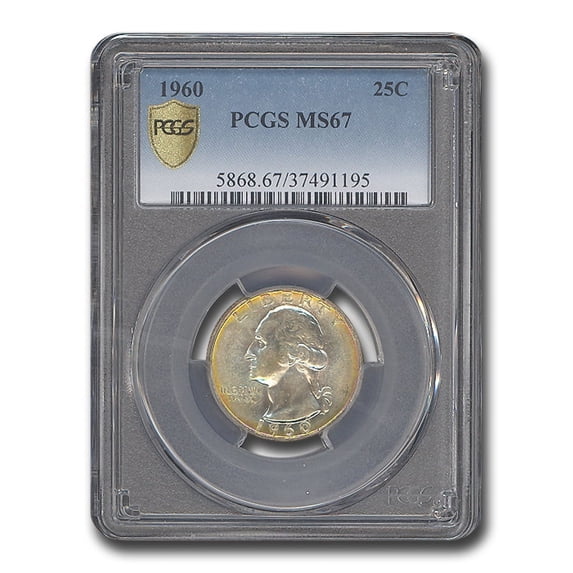 1960 Washington Quarter MS-67 PCGS