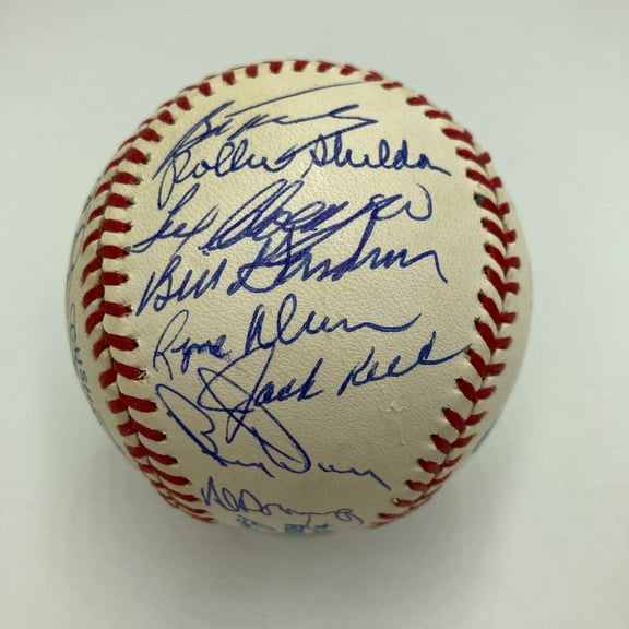 1961 New York Yankees World Series Champs Team Signed Baseball Mickey Mantle JSA