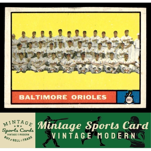 1961 Topps Baltimore Orioles #159