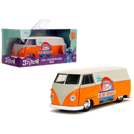 Disney Stitch - Hollywood Rides - 1:32 '61 VW Die-Cast Bus