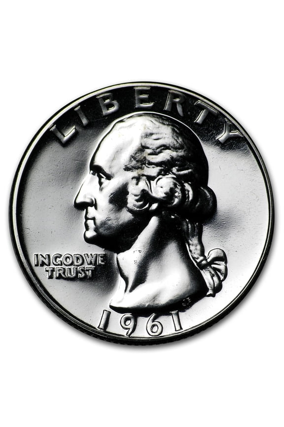 1961 Washington Quarter Gem Proof